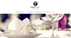 Desktop Screenshot of esprit-traiteur.com